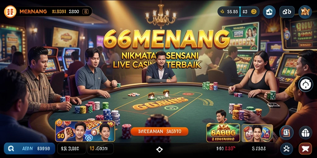 Screenshot gameplay Live Casino yang menarik dan interaktif.