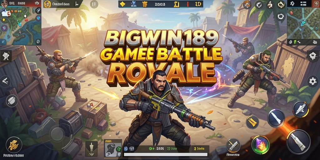 Screenshot gameplay BIGWIN189 yang memperlihatkan pertempuran menegangkan.