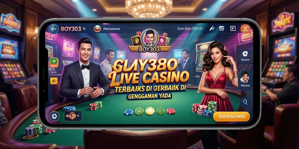Tampilan gameplay Live Casino yang menarik dan interaktif di BOY303.
