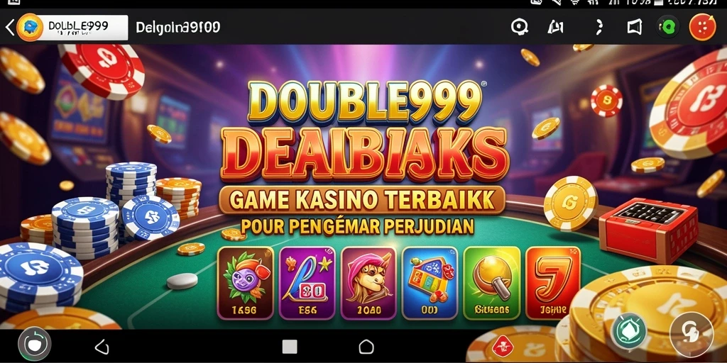 Tampilan menarik gameplay Kasino di DOUBLE999.