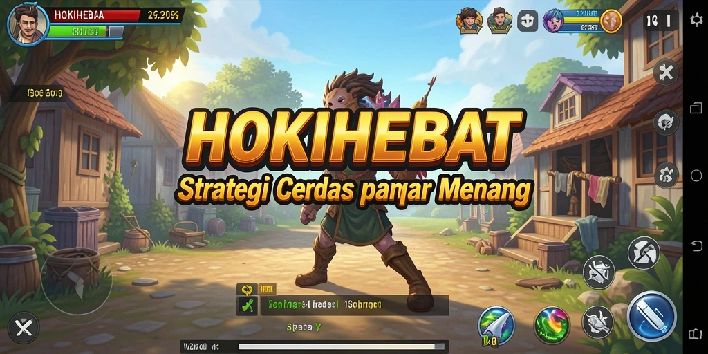 Screenshot gameplay HOKIHEBAT yang menampilkan aksi strategi yang mendebarkan.