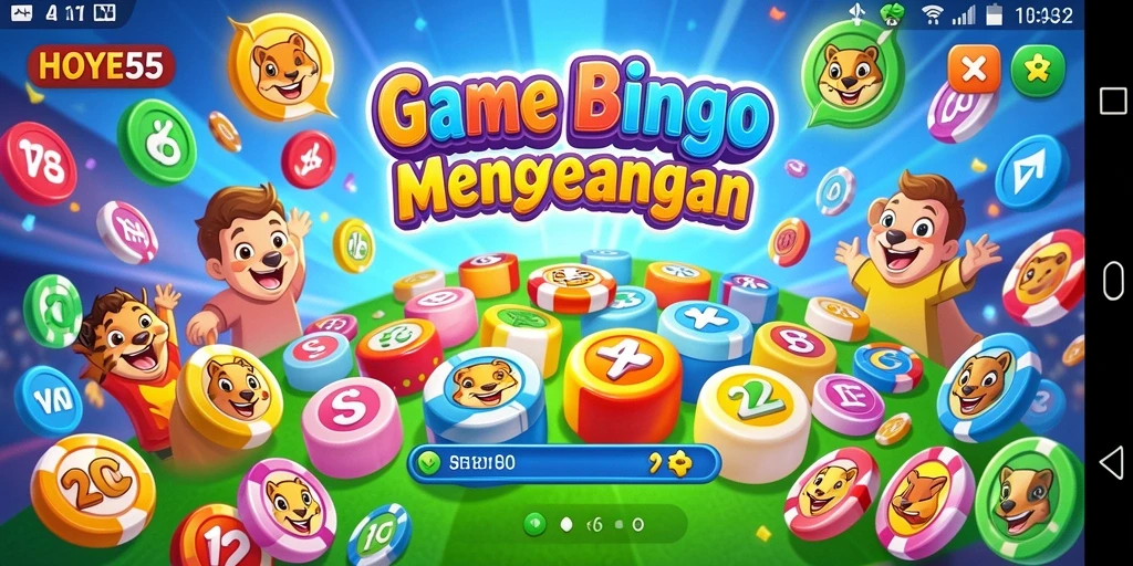 Gameplay seru HOYE55 dalam permainan Bingo.