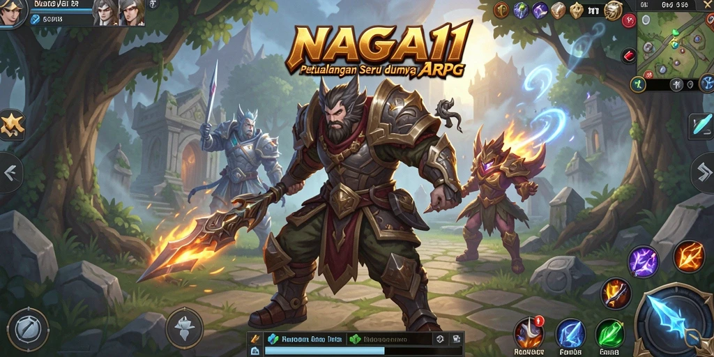 Gameplay seru NAGA11 yang menampilkan pertarungan epik dan eksplorasi dunia.