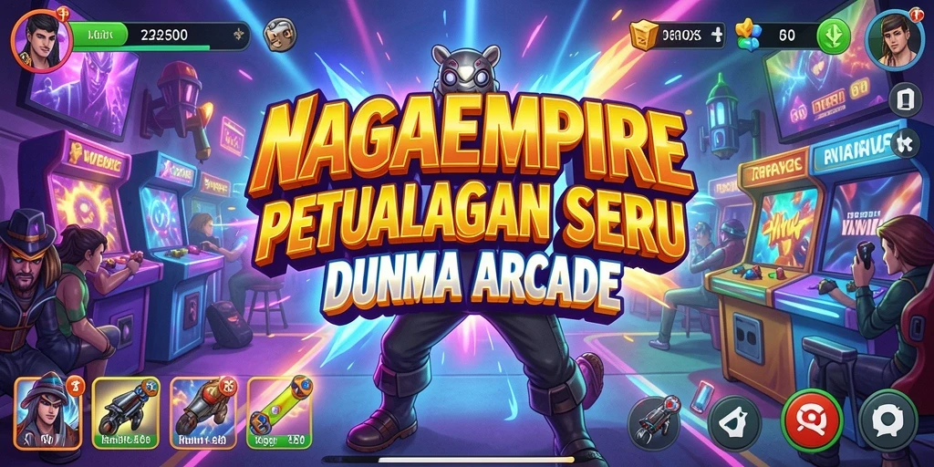 Tampilan gameplay seru NAGAEMPIRE yang menantang dan adiktif.