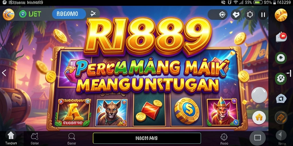 Tampilan gameplay Slot di RI889 yang menarik dan menyenangkan.