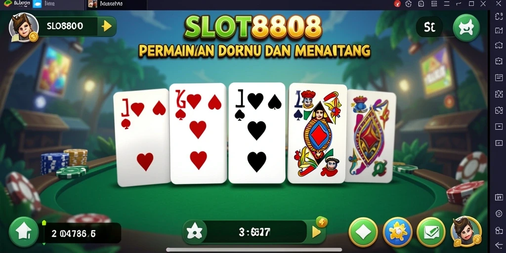Tampilan gameplay yang menarik dan interaktif dari SLOT8808.