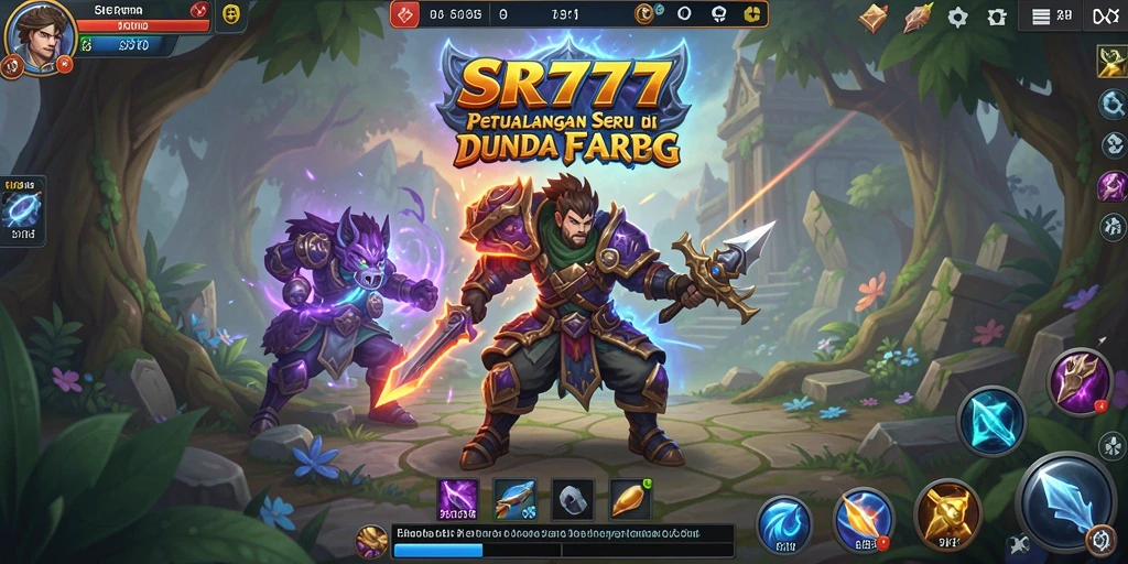 Tampilan gameplay menarik dengan aksi seru di SR777.