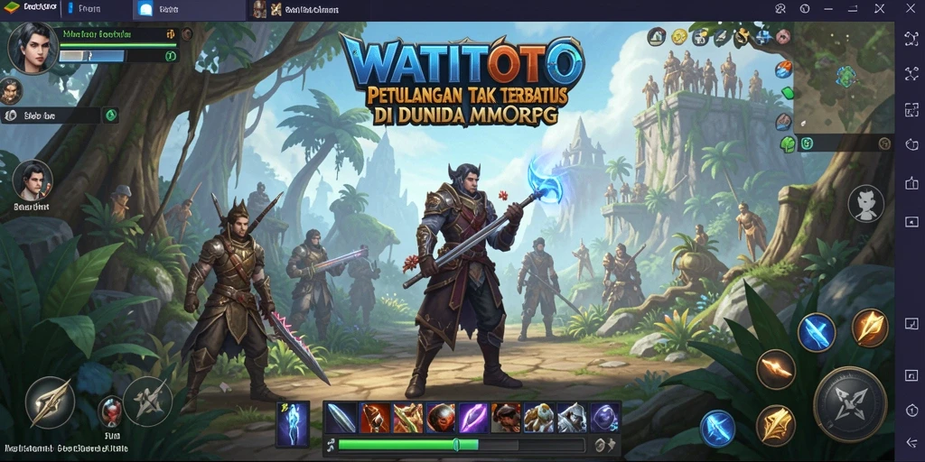 Gameplay seru dan grafis menawan dalam WATITOTO MMORPG.